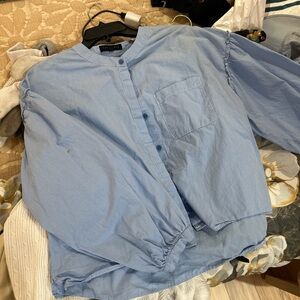 Sanctuary Blue Striped Women’s Shirt